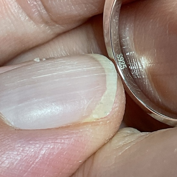 Earth Mined Ruby .925 Silver Ring 6 - Picture 4 of 6